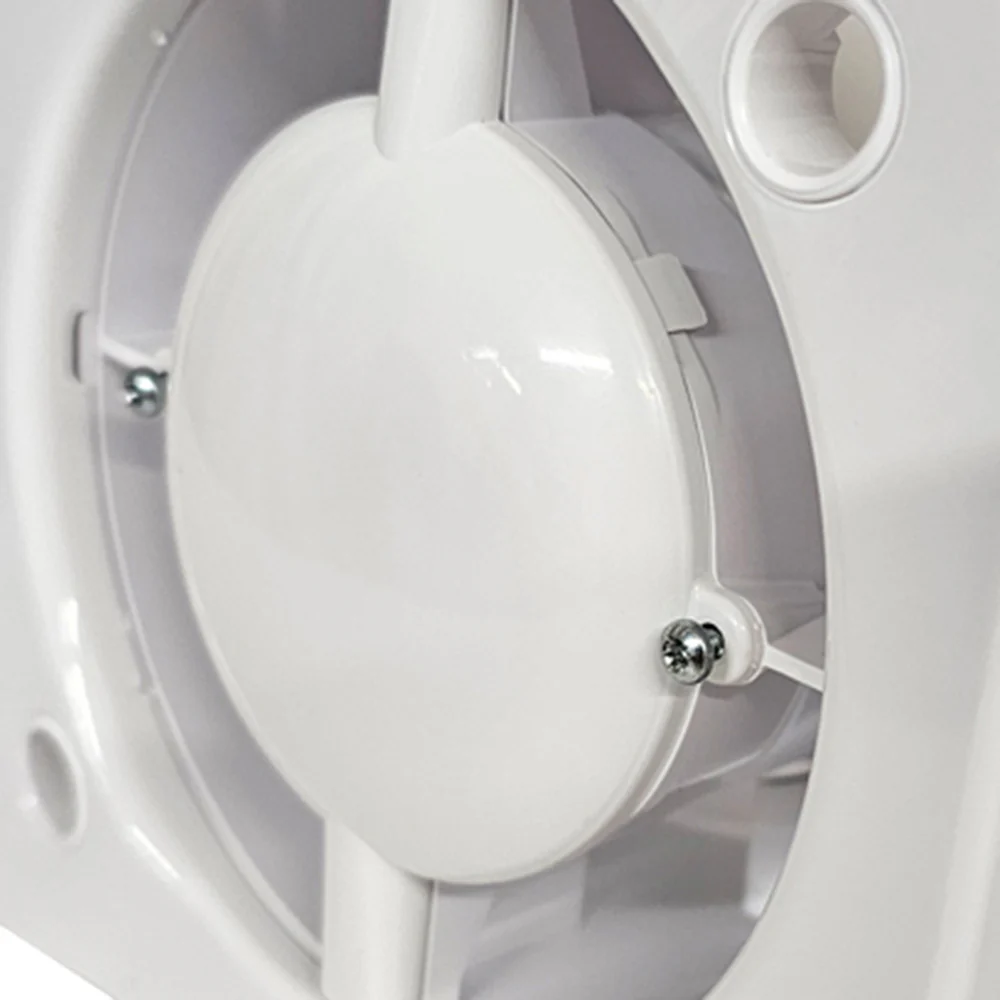 Turbo 100mm Bathroom Ventilation Motor Extractor Fan with Timer - White - Image 8