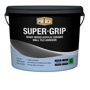 Palace Super-Grip Wall Tile Adhesive Off-White D1T 15KG