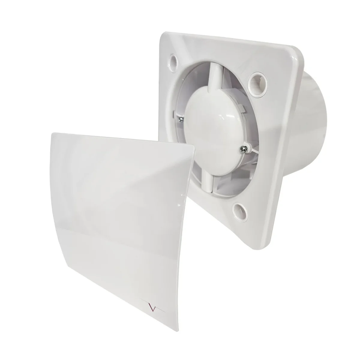 Turbo 100mm Bathroom Ventilation Motor Extractor Fan with Timer - White - Image 2